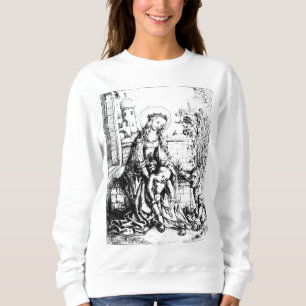 Julnativitet Madonna och Child Virgin Mary T Shirt