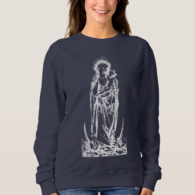 Julnativitet Madonna och Child Virgin Mary T Shirt (Framsida)