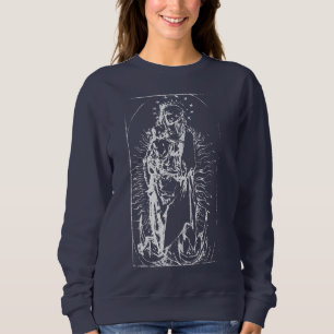 Julnativitet Madonna och Child Virgin Mary T Shirt