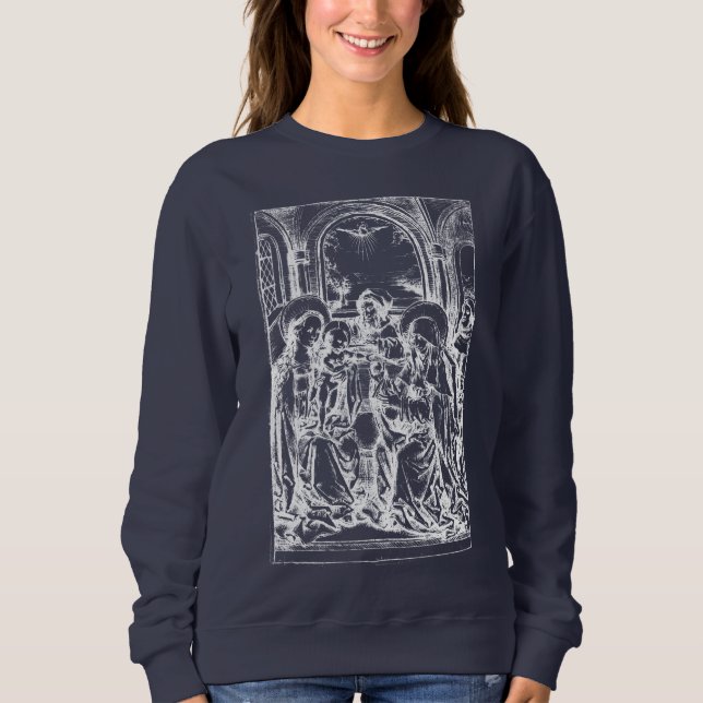 Julnativitet Madonna och Child Virgin Mary T Shirt (Framsida)