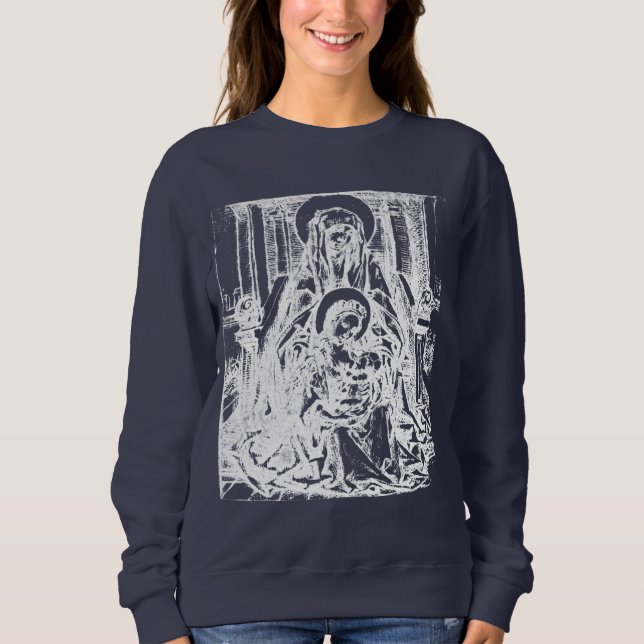 Julnativitet Madonna och Child Virgin Mary T Shirt (Framsida)