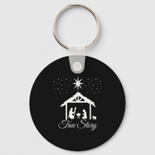 Julnativitetsscenen Sant story Ntivity Shirt Nyckelring