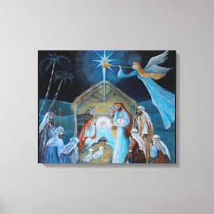 JulNativity Canvastryck