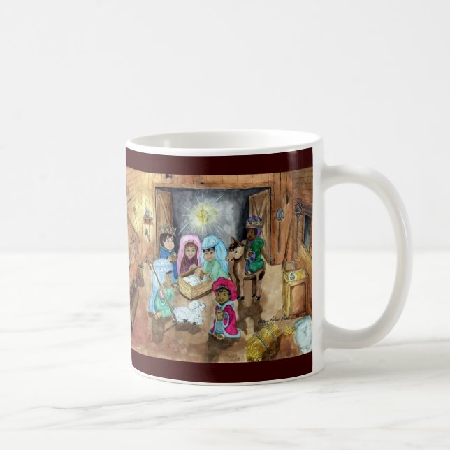 JulNativity Kaffemugg (Höger)