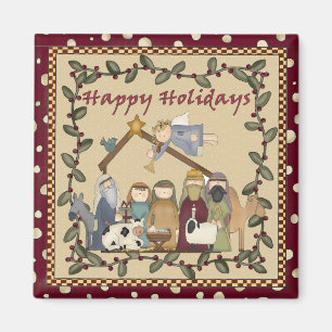 JulNativityManger Magnet