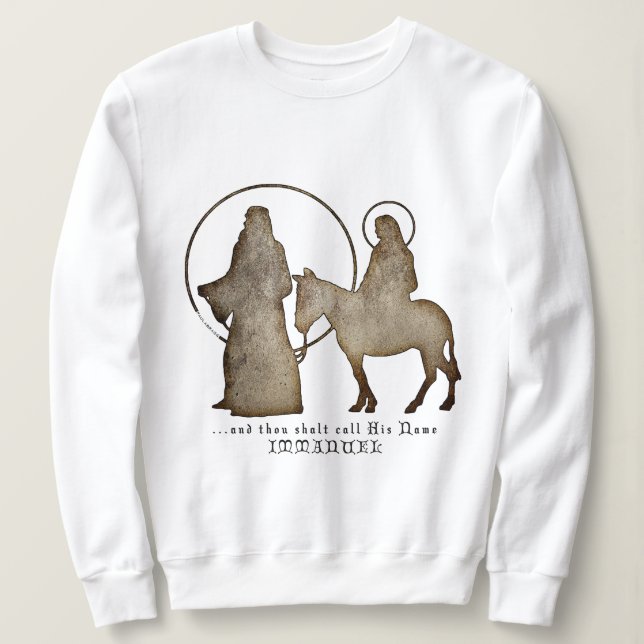 JulNativitySilhouette T Shirt (Design framsida)