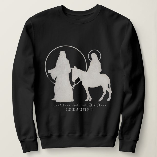 JulNativitySilhouette T Shirt (Design framsida)