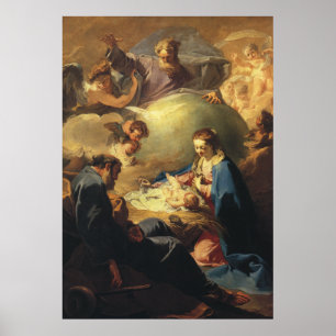 JulNativitytryck av G. Battista Poster