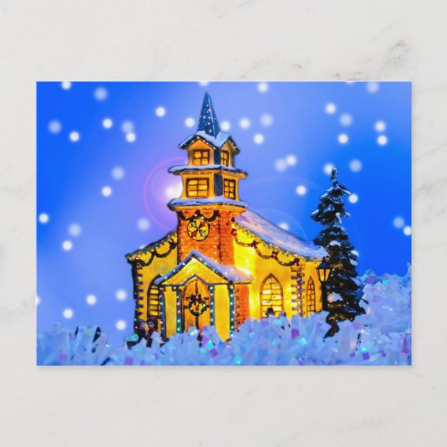 Julnatt Helg Vykort (Framsida)