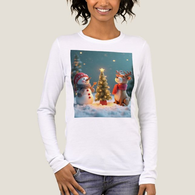 Julnatt  t shirt (Framsida)