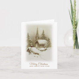 Julnatt Vintage Kort