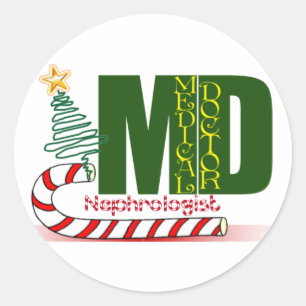 JulNephrologist - läkarespecialist Runt Klistermärke
