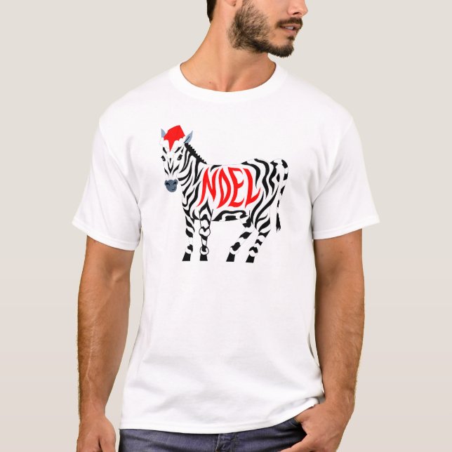 JulNoel sebra T-shirt (Framsida)