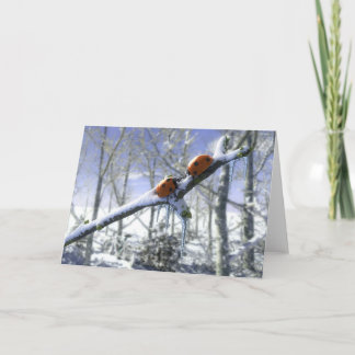 Julnyckelpigor Helgkort