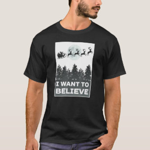 Juloffert jag vill tro på Santa Rener M T Shirt