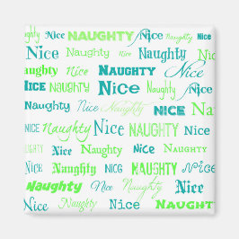 Juloffrets Roligt Naughty eller Nice Magnet