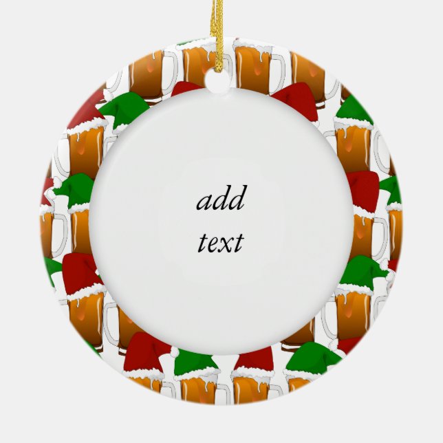 Julöl Chef Julgransprydnad Keramik (Baksidan)