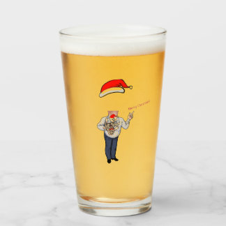 Julöl Glass Lägg till din ansikte! Glaskopp