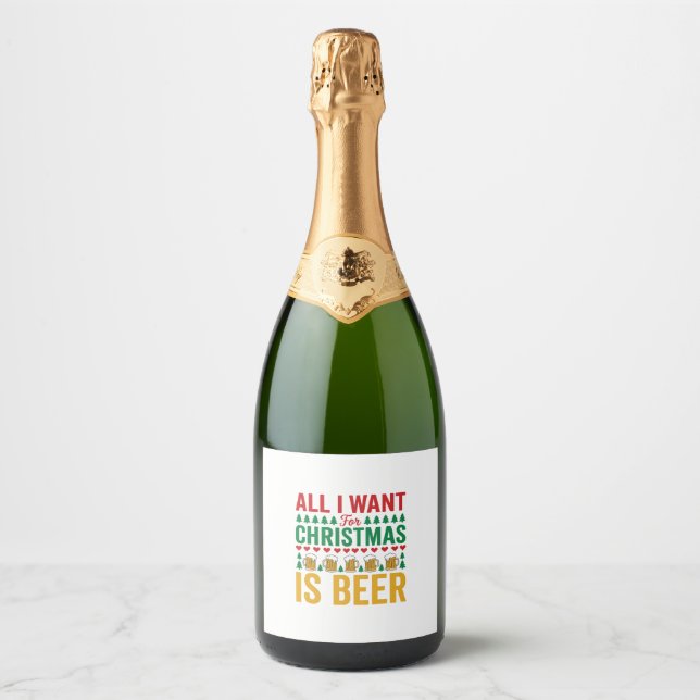 Julöl Rolig Holiday Drickande Design (Framsida)