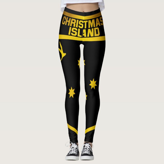 Julön Emblem Leggings (Framsida)
