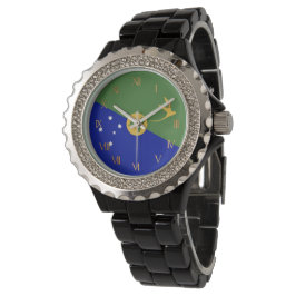 Julön flagga armbandsur