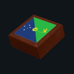 Julön Flagga Minnesask<br><div class="desc">Patriotisk flagga av Julön.</div>