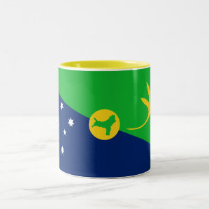 Julöns flagga Två-Tonad mugg