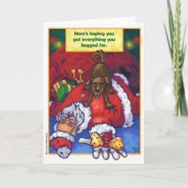 Julönskan Helgkort