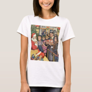 Julönskan, Pojke på Tomte Lärks Knä T Shirt