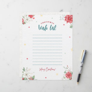 Julönskelista, Blommigt Helgdag Gift List