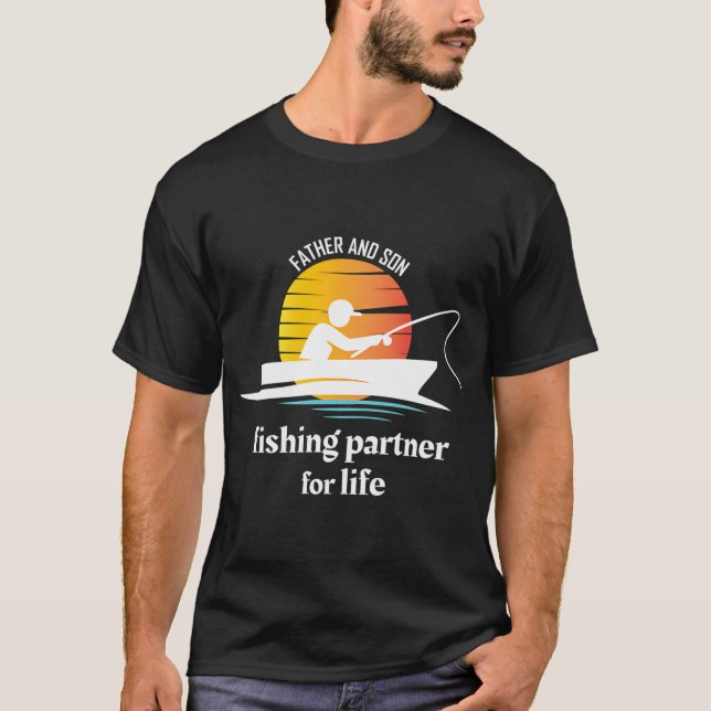 Julönskningar för en fiskare  t shirt (Framsida)