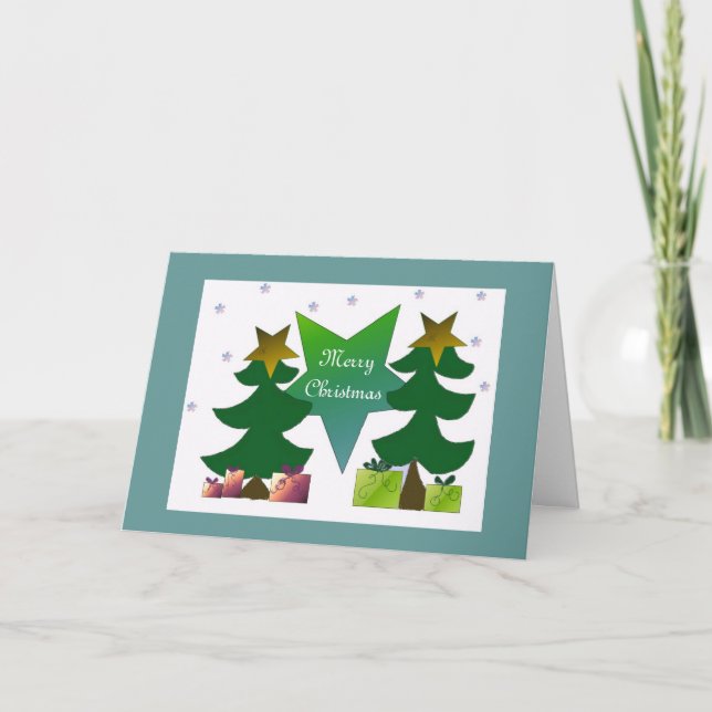 Julönskningar Helgkort (Framsida)