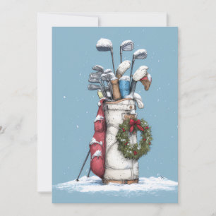 Julönskningar… och en tidig golfsäsong, tack julkort