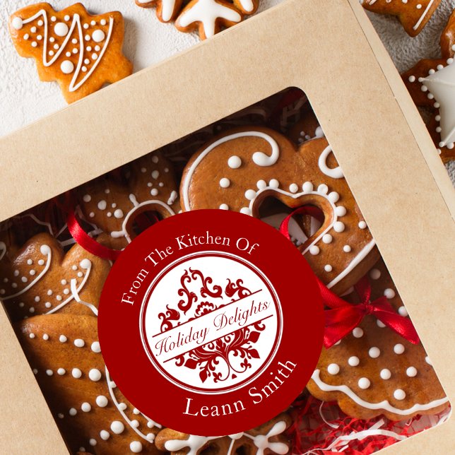 Julorder från köket runt klistermärke (Skapare uppladdad)