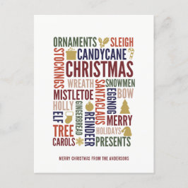 Julords Holiday Postkort Helg Vykort