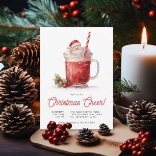 Julost Festive Santa Julfest Inbjudningar