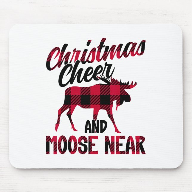 Julost och möss i närheten - Moose 2 Musmatta (Framsidan)
