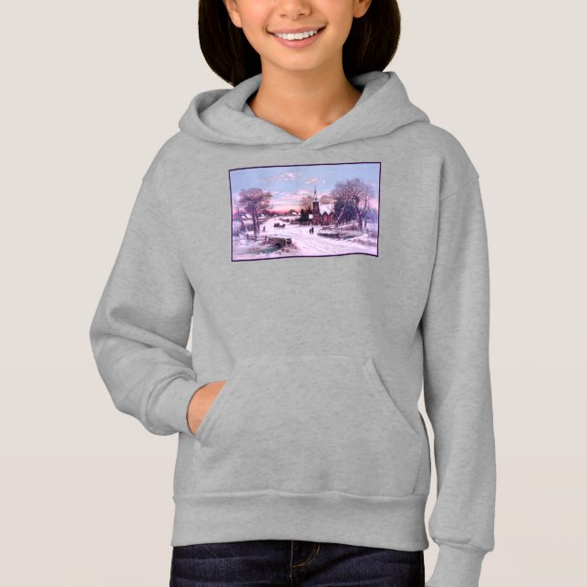 Julotta på julaftons morgon t shirt (Framsida)
