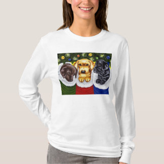 JulöverrrakningLabrador valpar T-shirt