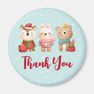 Julpaket - Renar, Bear & Rabbit Tack Magnet