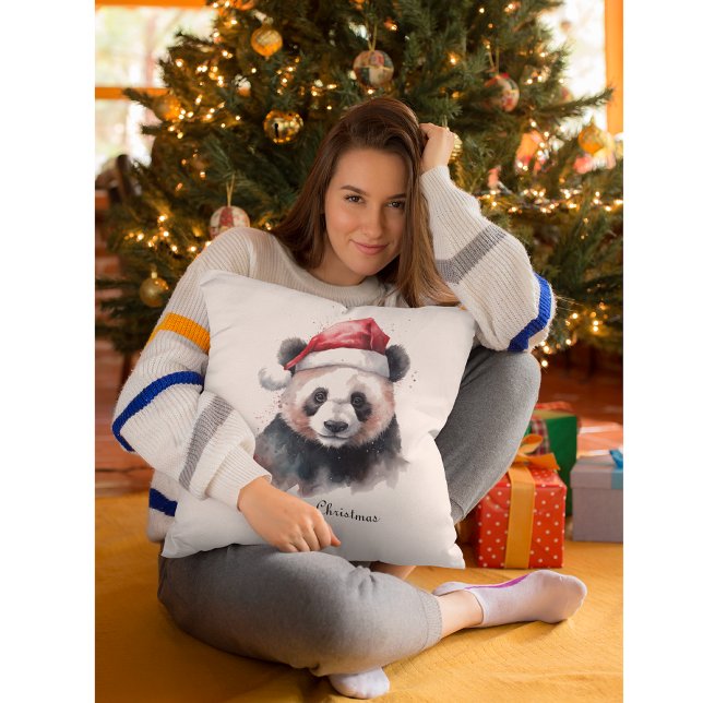 Julpanda, anpassade kudde (Skapare uppladdad)