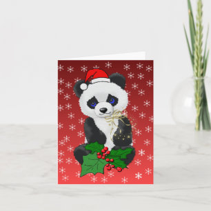 Julpanda Helgkort