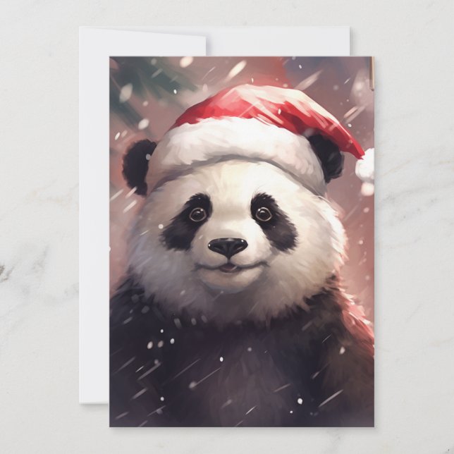 Julpanda Julkort (Framsida)