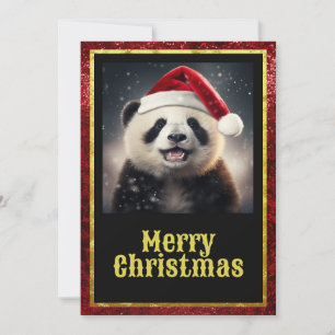 Julpanda Julkort