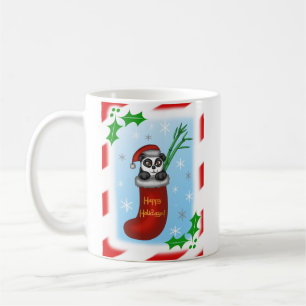Julpanda Kaffemugg