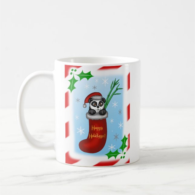 Julpanda Kaffemugg (Vänster)