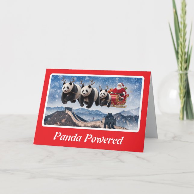 Julpanda Kort (Framsida)