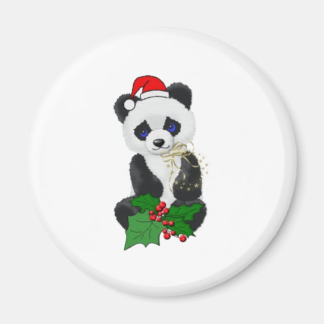 Julpanda Magnet (Framsidan)
