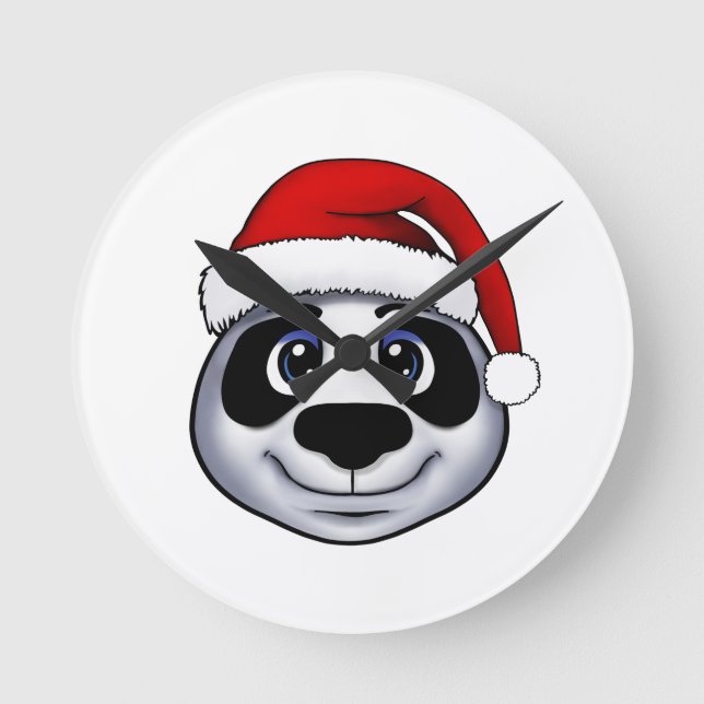 Julpanda Rund Klocka (Framsida)
