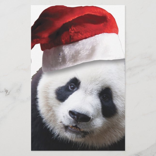 Julpandabjörnen Brevpapper (Framsida)